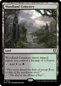 Woodland Cemetery (354) [Commander: Bloomburrow]