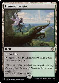 Llanowar Wastes (315) [Commander: Bloomburrow]