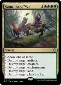 Casualties of War (125) [Commander: Bloomburrow]