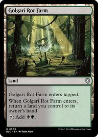 Golgari Rot Farm (308) [Commander: Bloomburrow]