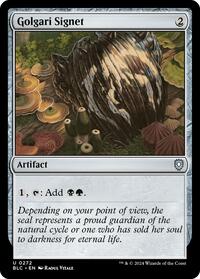 Golgari Signet (272) [Commander: Bloomburrow]