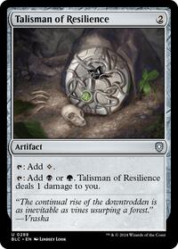Talisman of Resilience (288) [Commander: Bloomburrow]