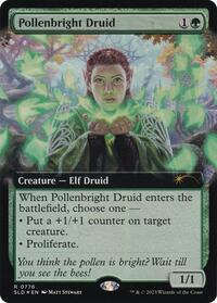 Pollenbright Druid (Extended Art) (776) [Secret Lair Drop Series]