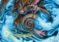 Mind Spiral Art Card (Gold-Stamped Signature) (8) [Art Series: Bloomburrow]