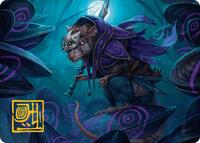 Nightwhorl Hermit Art Card (Gold-Stamped Signature) (10) [Art Series: Bloomburrow]
