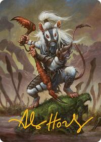 Ink-Eyes, Servant of Oni Art Card (Gold-Stamped Signature) (50) [Art Series: Bloomburrow]