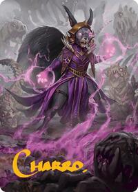 Liliana of the Dark Realms Art Card (Gold-Stamped Signature) (51) [Art Series: Bloomburrow]