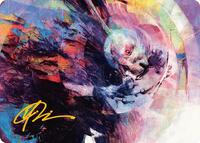 Psychic Whorl Art Card (Gold-Stamped Signature) (15) [Art Series: Bloomburrow]