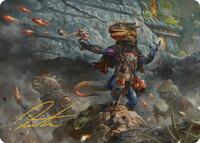 Agate Instigator Art Card (Gold-Stamped Signature) (33) [Art Series: Bloomburrow]