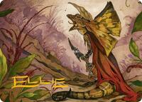 Hired Claw Art Card (Gold-Stamped Signature) (39) [Art Series: Bloomburrow]