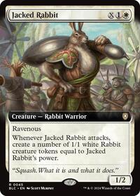 Jacked Rabbit (Extended Art) (45) [Commander: Bloomburrow]