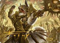 Honored Dreyleader Art Card (Gold-Stamped Signature) (23) [Art Series: Bloomburrow]