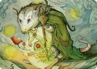 Tender Wildguide Art Card (Gold-Stamped Signature) (34) [Art Series: Bloomburrow]