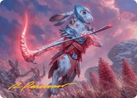Baylen, the Haymaker Art Card (Gold-Stamped Signature) (25) [Art Series: Bloomburrow]