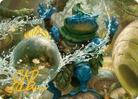 Pond Prophet Art Card (Gold-Stamped Signature) (29) [Art Series: Bloomburrow]