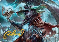 Tempest Angler Art Card (Gold-Stamped Signature) (30) [Art Series: Bloomburrow]