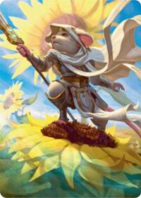 Elspeth, Sun's Champion Art Card (53) [Art Series: Bloomburrow]