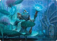 Dour Port-Mage Art Card (5) [Art Series: Bloomburrow]