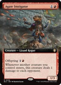 Agate Instigator (Extended Art) (56) [Commander: Bloomburrow]
