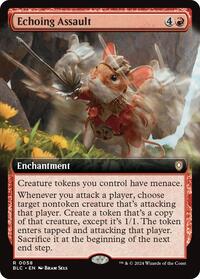 Echoing Assault (Extended Art) (58) [Commander: Bloomburrow]