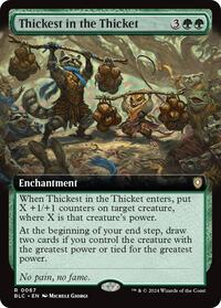 Thickest in the Thicket (Extended Art) (67) [Commander: Bloomburrow]