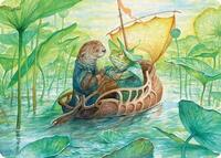 Run Away Together Art Card (11) [Art Series: Bloomburrow]