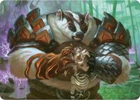 Hugs, Grisly Guardian Art Card (27) [Art Series: Bloomburrow]