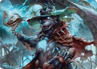 Tempest Angler Art Card (30) [Art Series: Bloomburrow]