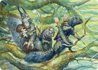 The Odd Acorn Gang Art Card (32) [Art Series: Bloomburrow]