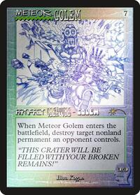 Meteor Golem (1660) (Rainbow Foil) (1660) [Secret Lair Drop Series]