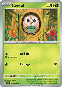 Rowlet (003/064) [SV: Shrouded Fable]