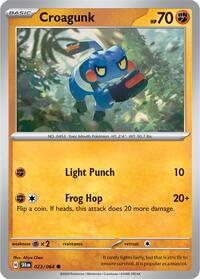 Croagunk (023/064) [SV: Shrouded Fable]