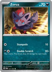 Zorua - 031/064 (031/064) [SV: Shrouded Fable]