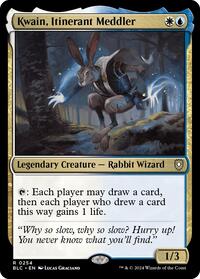 Kwain, Itinerant Meddler (254) [Commander: Bloomburrow]