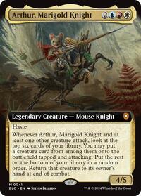 Arthur, Marigold Knight (Extended Art) (41) [Commander: Bloomburrow]