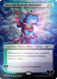 Kiora, Behemoth Beckoner (Rainbow Foil) (1700) [Secret Lair Drop Series]