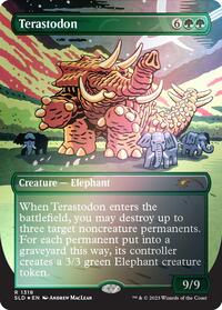 Terastodon (Rainbow Foil) (1318) [Secret Lair Drop Series]