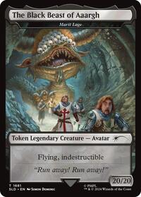 The Black Beast of Aaargh - Marit Lage Token (1681) [Secret Lair Drop Series]