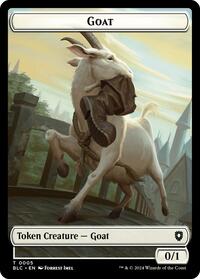 Goat // Wolf (0032) Double-Sided Token (5 // 32) [Commander: Bloomburrow]