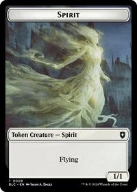 Spirit // Faerie Double-Sided Token (9 // 12) [Commander: Bloomburrow]