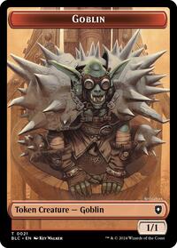 Goblin // Thopter Double-Sided Token (21 // 39) [Commander: Bloomburrow]
