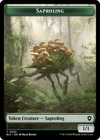 Saproling // Treasure Double-Sided Token (30 // 29) [Commander: Bloomburrow]
