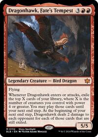 Dragonhawk, Fate's Tempest (132) [Promo Pack: Bloomburrow]