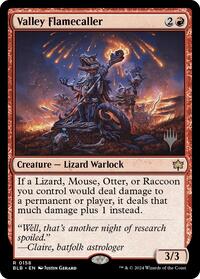 Valley Flamecaller (158) [Promo Pack: Bloomburrow]