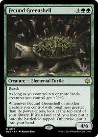 Fecund Greenshell (171) [Promo Pack: Bloomburrow]