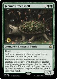 Fecund Greenshell (171) [Prerelease Cards]