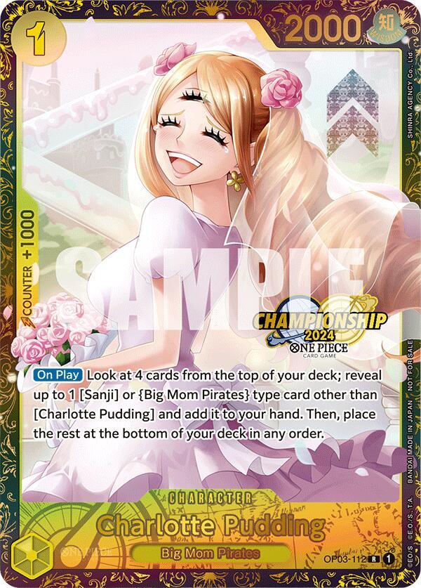 Charlotte Pudding (Championship 2024) (OP03-112) [One Piece Promotion Cards]