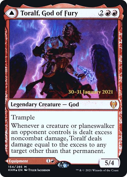 Toralf, God of Fury (PRE-154) - Kaldheim Promos Foil