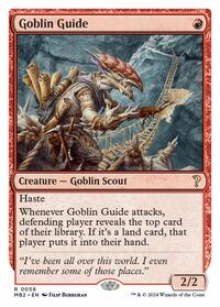Goblin Guide (White Border) (58) [Mystery Booster 2]