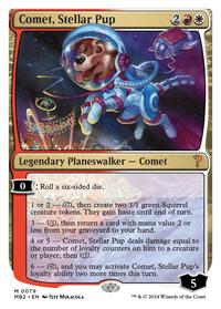 Comet, Stellar Pup (White Border) (79) [Mystery Booster 2]